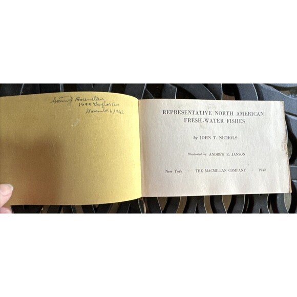 Representative North American Fresh Water Fishes John T. Nichols Andrew R Janson - Picture 5 of 10